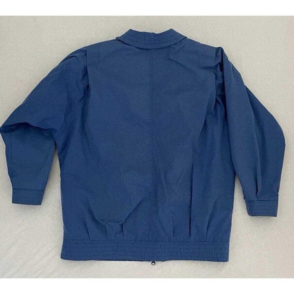 Vintage Pacific Trail Jacket Men Size Large Blue Flannel-Lined Full Zip‎ Pockets